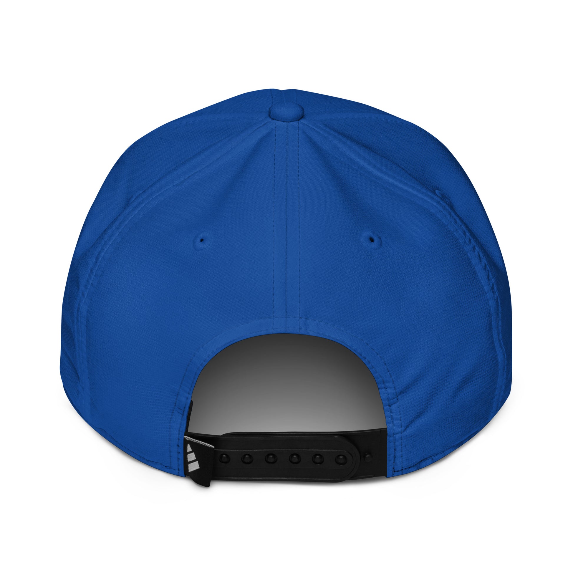 Adidas performance cap with moisture-wicking fabric and the iconic Adidas and HFT logo embroidered on the front for style and UPF 50+ protection collegiate royal front