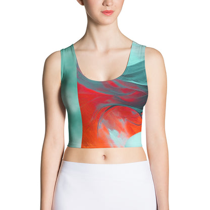 All over print Enigma Designer Croptop front no head