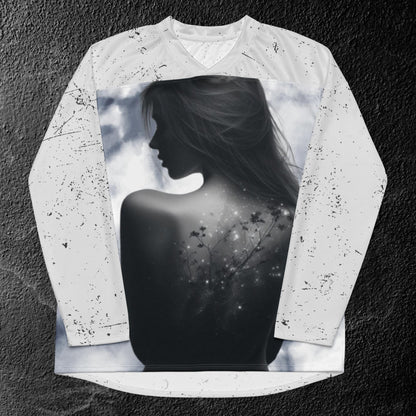 Enigmatic Essence all over print recycled Jersey front