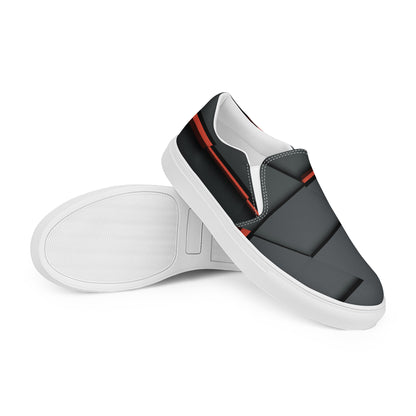 right front Men’s Slip-on Canvas Shoes III in stylish design, featuring removable soft insoles and durable rubber outsoles for comfort and versatility