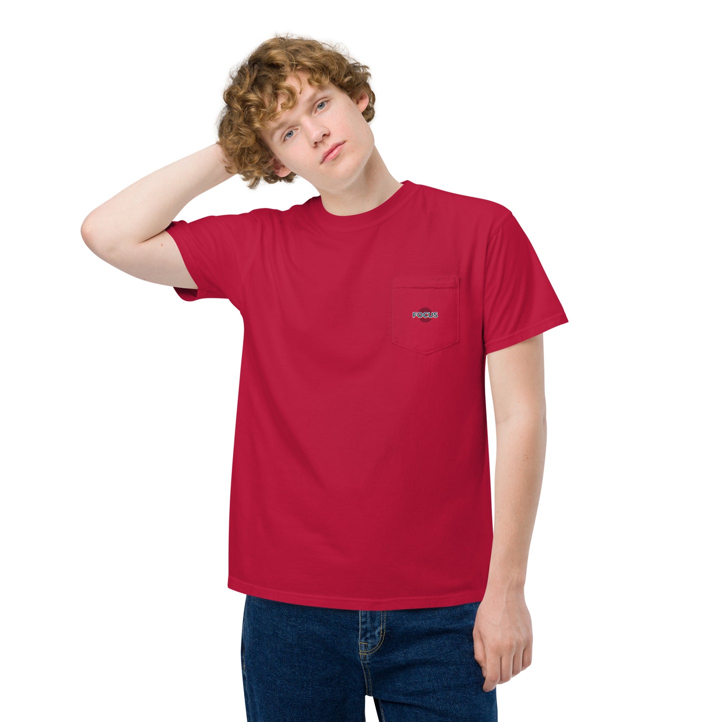 HFT Unisex Garment-Dyed Pocket T-shirt