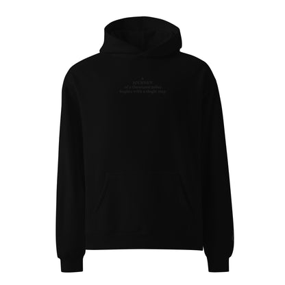 Motivational Quote Oversized Hoodie