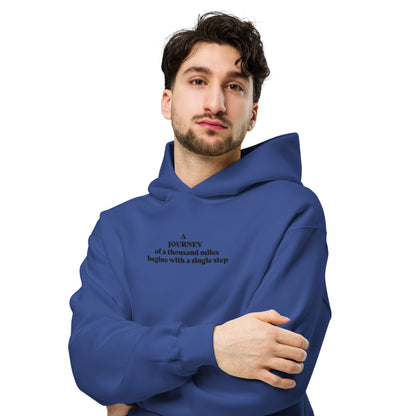 Motivational Quote Oversized Hoodie