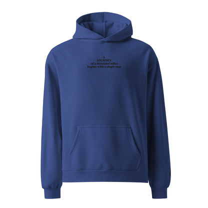 Motivational Quote Oversized Hoodie