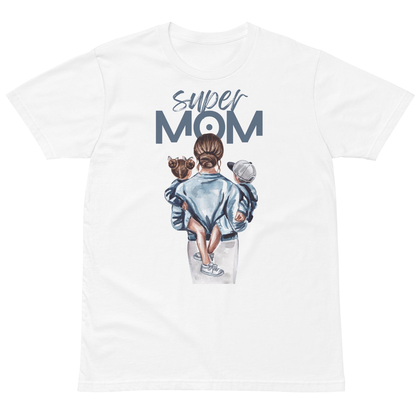 Supermom Unisex Premium T-Shirt white front 