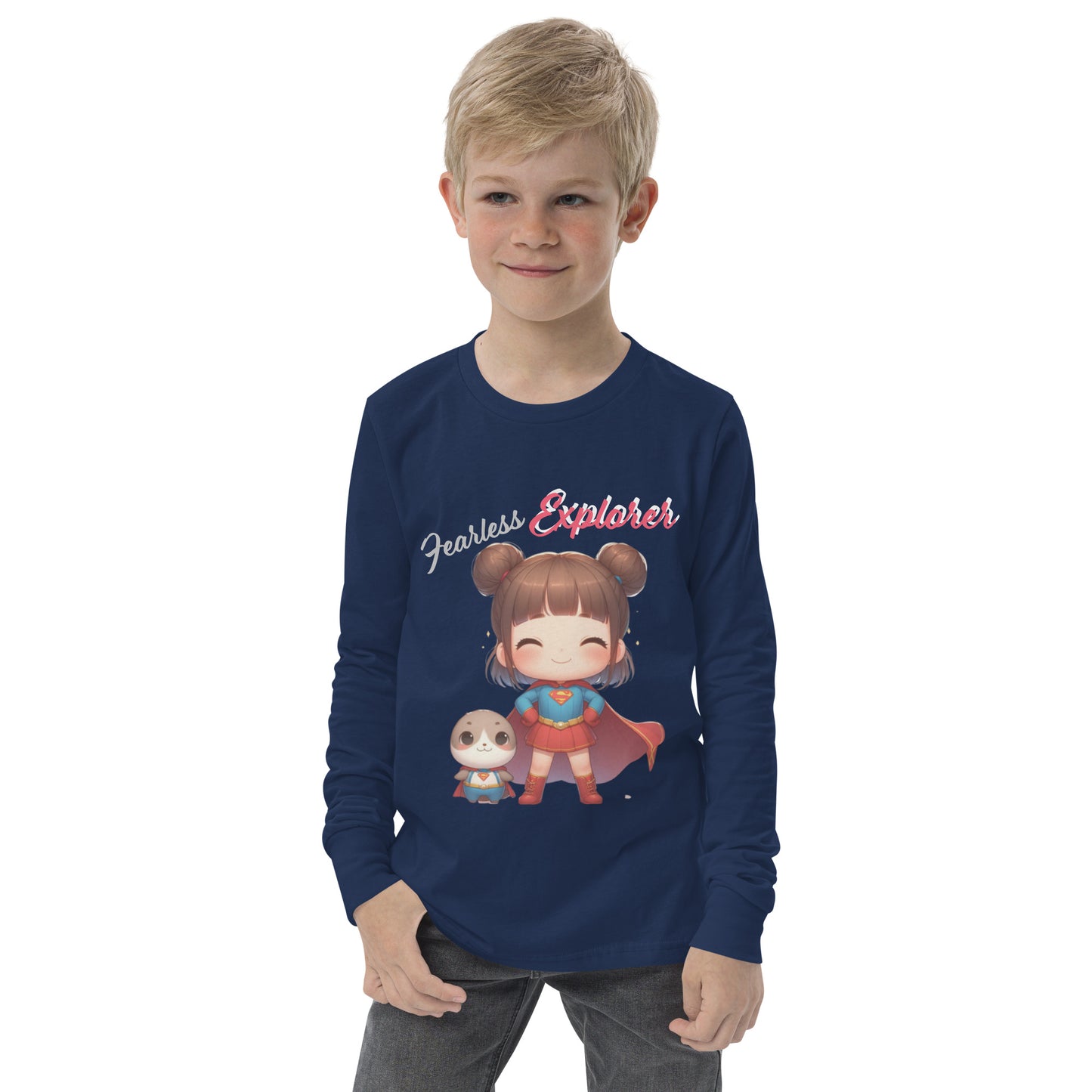 Fearless Explorer Youth Long Sleeve Tee