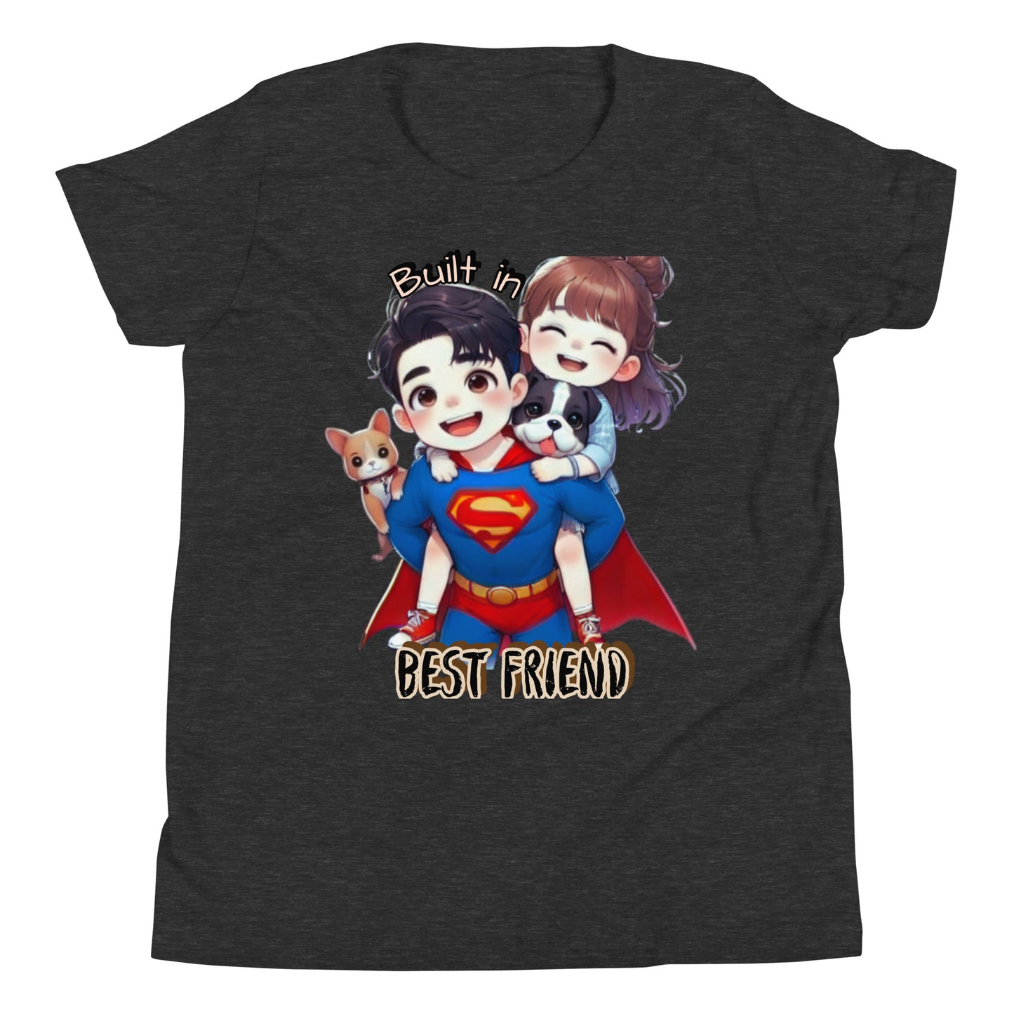 Sibling Matching Super Hero Short Sleeve T-Shirt