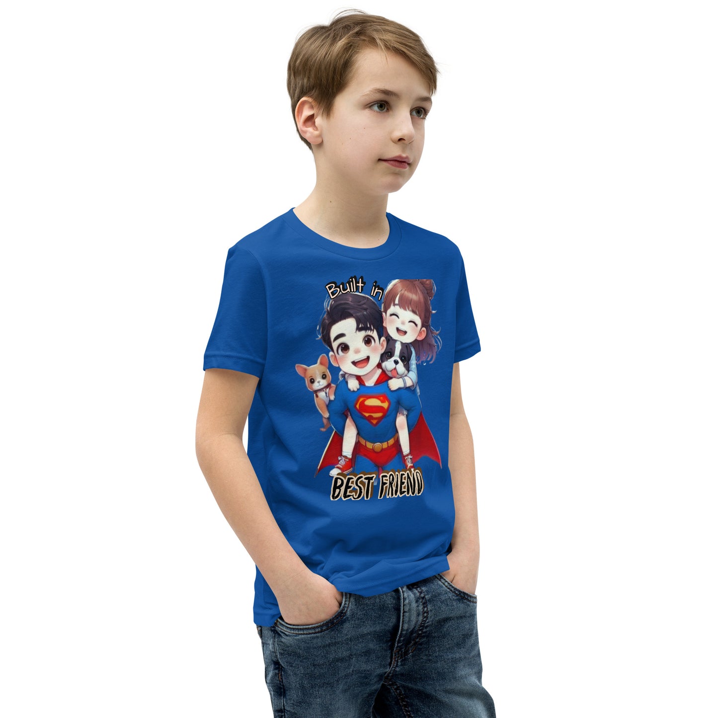 Sibling Matching Super Hero Short Sleeve T-Shirt